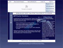 Tablet Screenshot of amtpracticetransitions.com